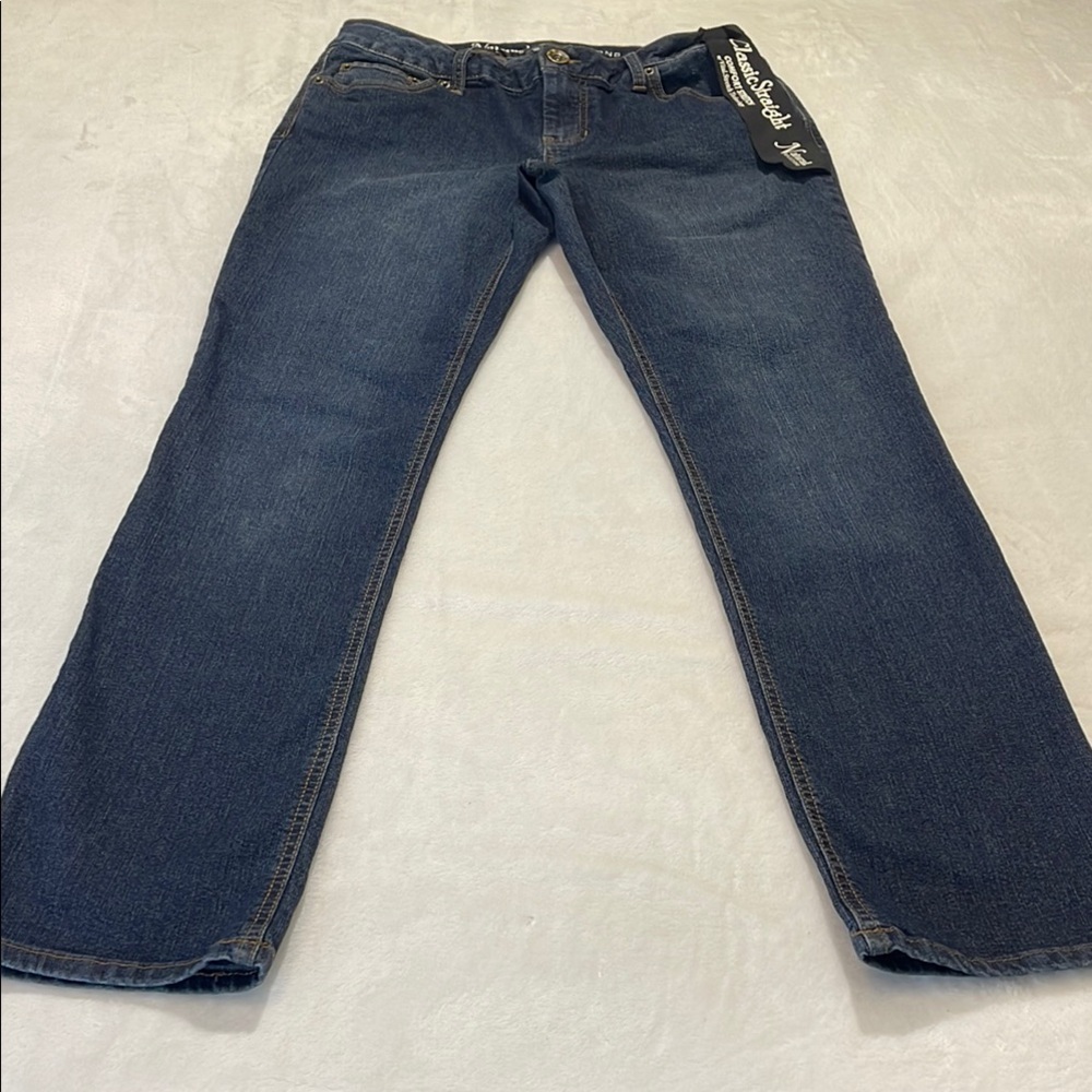 NATURAL REFLECTIONS WOMENS SIZE 8 Dark Wash Jeans
